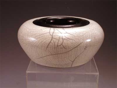 double-walled raku vessel